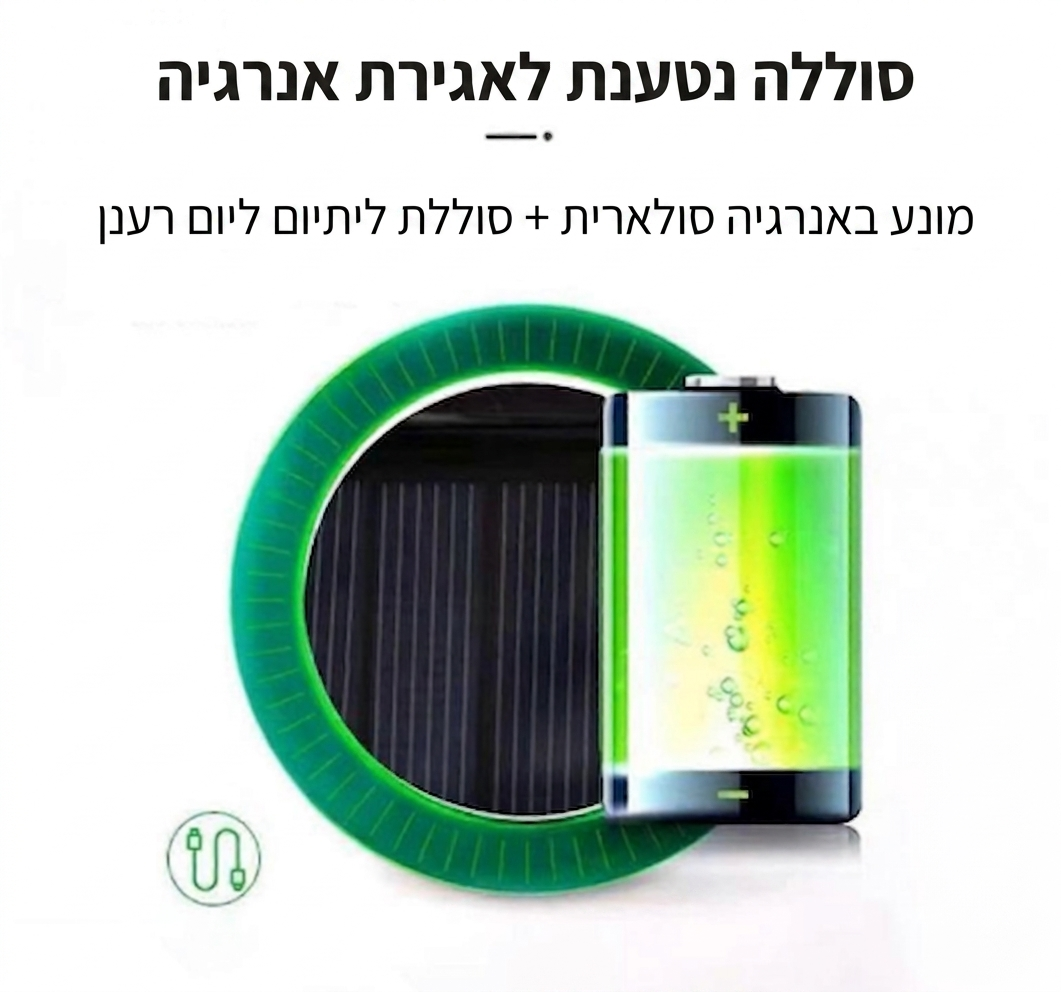 כובע מאורר סולארי רחב